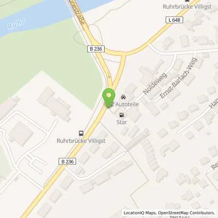 Standortübersicht der Tankstelle star Tankstelle in 58239 Schwerte