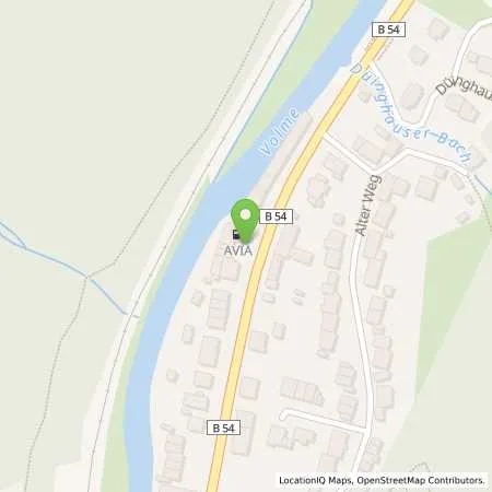 Standortübersicht der Tankstelle Fricke in 58091 Hagen