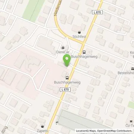 Standortübersicht der Tankstelle Esso Tankstelle in 26133 OLDENBURG