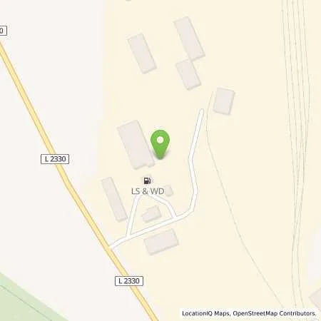 Standortübersicht der Tankstelle LS&WD Handels- GmbH Agrar-u. Baustoffp. in 07570 Wünschendorf