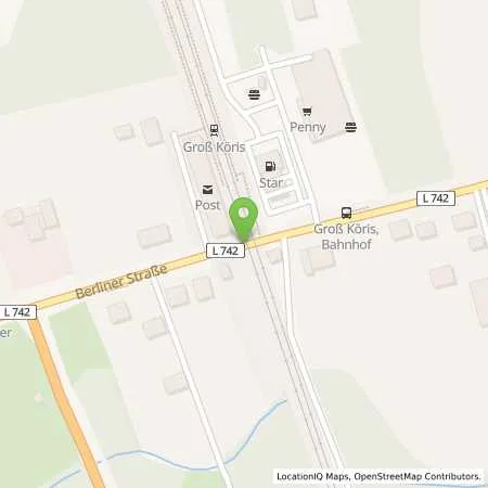 Standortübersicht der Tankstelle star Tankstelle in 15746 Gross Köris