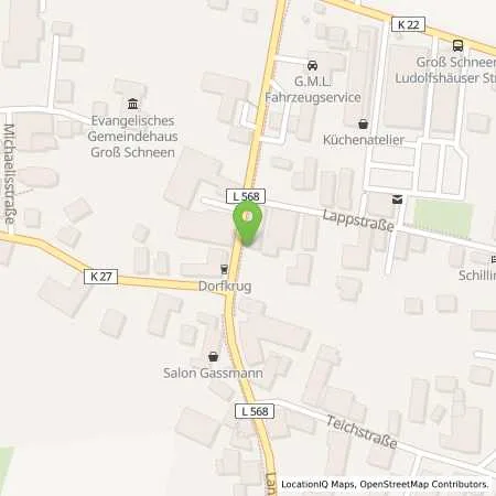 Standortübersicht der Tankstelle star Tankstelle in 37133 Friedland