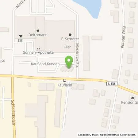 Standortübersicht der Tankstelle Supermarkt Koethen in 06366 Koethen