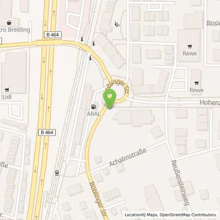 Standortübersicht der Tankstelle Aral Tankstelle in 71088 Holzgerlingen