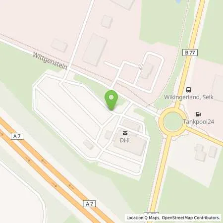 Standortübersicht der Tankstelle Shell Busdorf Wittgenstein 2 in 24866 Busdorf