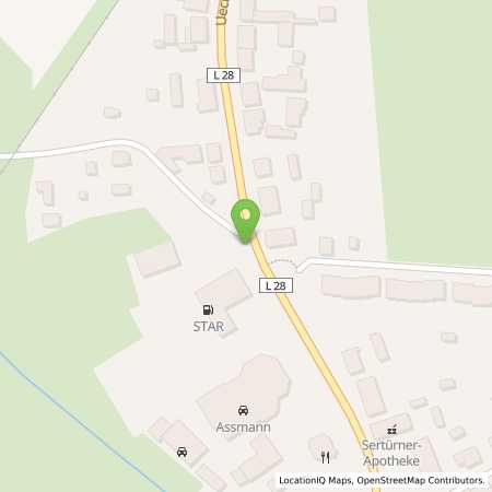 Standortübersicht der Benzin-Super-Diesel Tankstelle: star Tankstelle in 17367, Eggesin