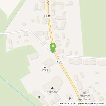 Standortübersicht der Tankstelle star Tankstelle in 17367 Eggesin