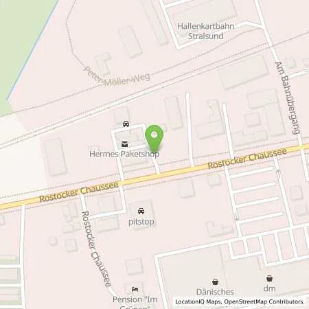 Standortübersicht der Tankstelle Sb Stralsund Rostocker Chaussee 37 in 18437 Stralsund