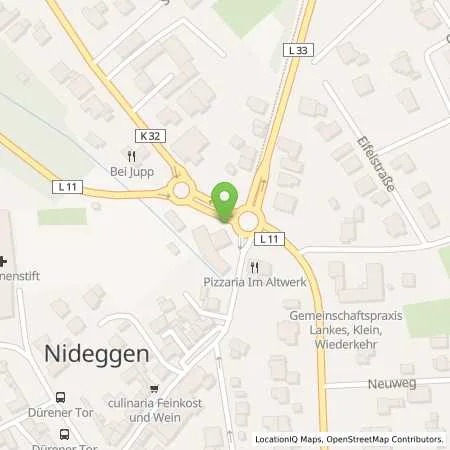 Standortübersicht der Tankstelle Aral Tankstelle in 52385 Nideggen