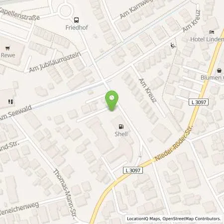 Standortübersicht der Tankstelle Shell Roedermark Frankfurter Str. 70 in 63322 Roedermark