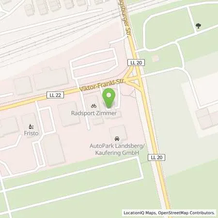 Standortübersicht der Tankstelle Shell Kaufering Viktor-frankl-str. 1 in 86916 Kaufering