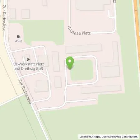 Standortübersicht der Tankstelle AVIA Automatenstation in 18196 Kavelstorf