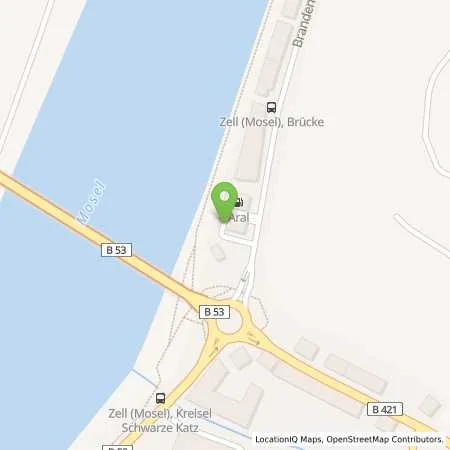 Standortübersicht der Tankstelle Aral Tankstelle in 56856 Zell