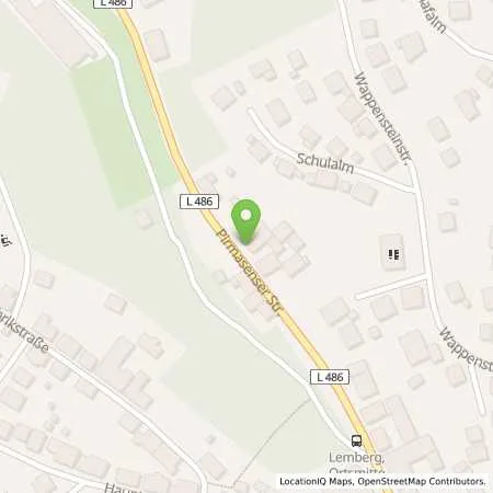 Standortübersicht der Tankstelle TOTAL LEMBERG in 66969 LEMBERG