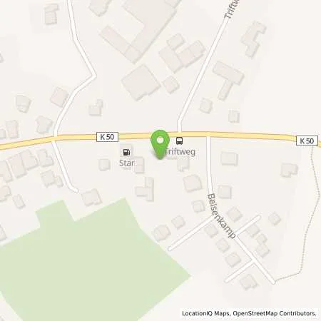 Standortübersicht der Tankstelle star Tankstelle in 33142 Büren