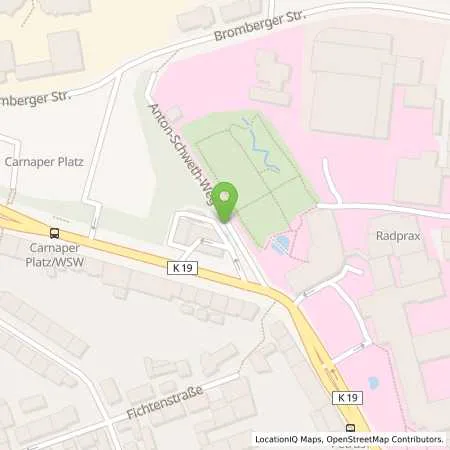 Standortübersicht der Tankstelle Aral Tankstelle in 42283 Wuppertal