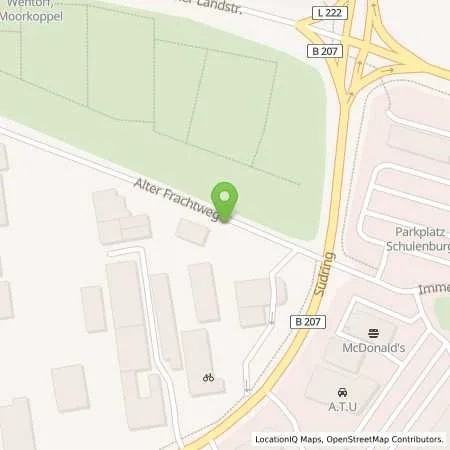 Standortübersicht der Tankstelle star Tankstelle in 21465 Wentorf