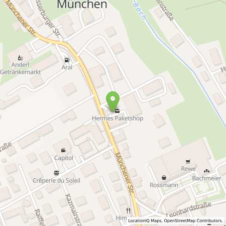 Standortübersicht der Benzin-Super-Diesel Tankstelle: Grafing Münchenerstr. 30 in 85567, Grafing