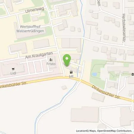 Standortübersicht der Tankstelle Auto-Hohlheimer in 91717 Wassertrüdingen