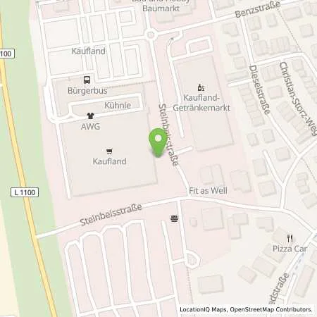 Standortübersicht der Tankstelle SB-Markttankstelle Steinheim Steinbeisstr. in 71711 Steinheim