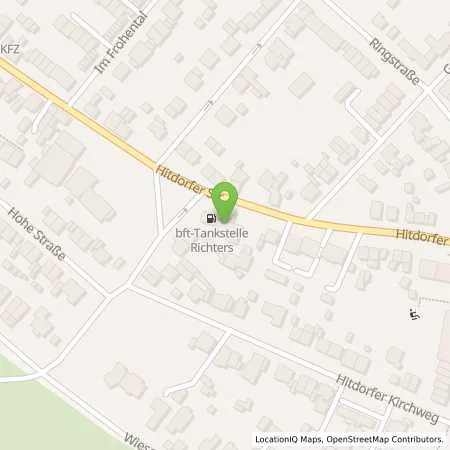 Standortübersicht der Tankstelle bft Tankstelle Richters GmbH in 51371 Leverkusen