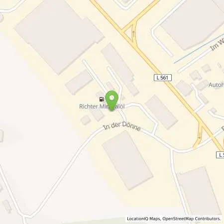 Standortübersicht der Tankstelle Tankstelle Dönne in 58513 Lüdenscheid