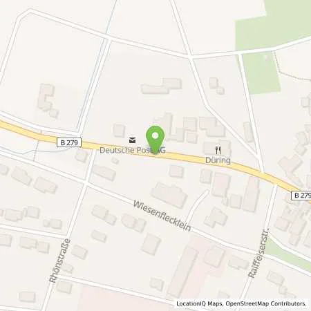 Standortübersicht der Tankstelle Aral Tankstelle in 97633 Saal