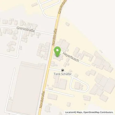 Standortübersicht der Tankstelle TS - Tank Service GmbH in 41515 Grevenbroich