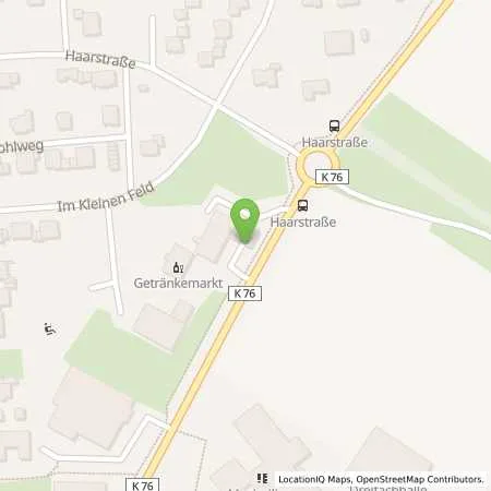 Standortübersicht der Tankstelle Fricke in 59602 Rüthen