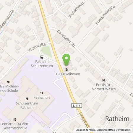 Standortübersicht der Tankstelle Tankcenter Hueckelhoven in 41836 Hueckelhoven