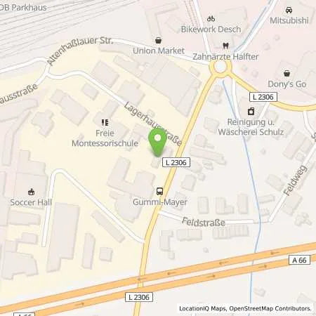 Standortübersicht der Tankstelle Tankstelle Gelnhausen in 63589 Linsengericht (Altenhaßlau)