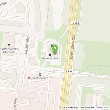 Standortübersicht der Tankstelle Aral Tankstelle in 17033 Neubrandenburg