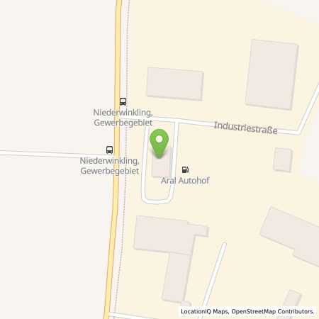 Standortübersicht der Benzin-Super-Diesel Tankstelle: Aral Tankstelle in 94559, Niederwinkling
