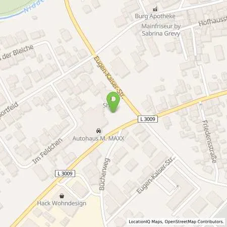 Standortübersicht der Tankstelle Shell Nidderau Eugen-Kaiser-Str. 42 in 61130 Nidderau