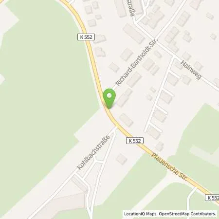 Standortübersicht der Tankstelle star Tankstelle in 07907 Schleiz