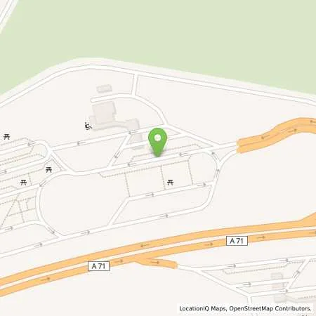 Standortübersicht der Tankstelle Thüringer Wald Nord in 98716 Geraberg