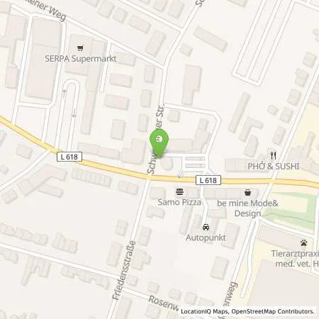 Standortübersicht der Tankstelle Eberhardt, Werner-von-Siemens-Straße, Bruchsal in 76646 Bruchsal