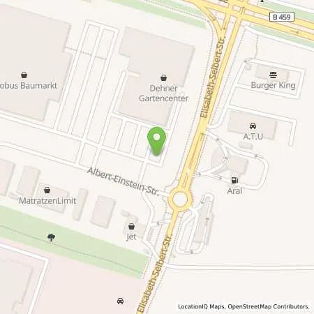 Standortübersicht der Tankstelle JET DIETZENBACH ELISABETH-SELBERT-STR. 1 in 63128 DIETZENBACH