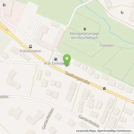 Standortübersicht der Tankstelle Aral Tankstelle in 61350 Bad Homburg
