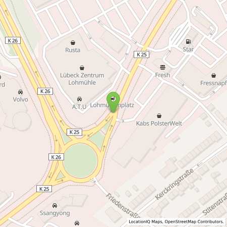 Standortübersicht der Benzin-Super-Diesel Tankstelle: star Tankstelle in 23554, Lübeck