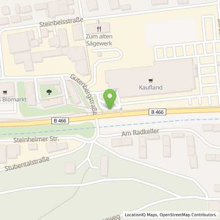 Standortübersicht der Benzin-Super-Diesel Tankstelle: Tankstelle am Kaufland in 89518, Heidenheim