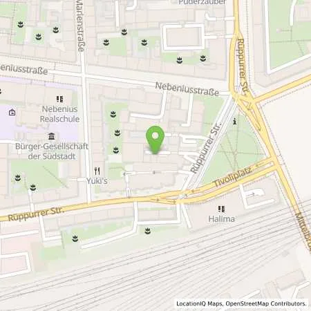 Standortübersicht der Tankstelle ZG Raiffeisen Tankstelle Karlsruhe in 76137 Karlsruhe