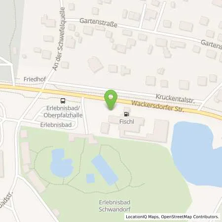 Standortübersicht der Tankstelle Autohaus Rupert Fischl in 92421 Schwandorf