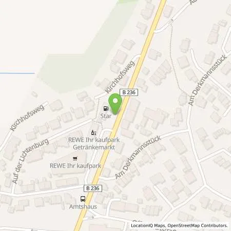 Standortübersicht der Tankstelle star Tankstelle in 58239 Schwerte