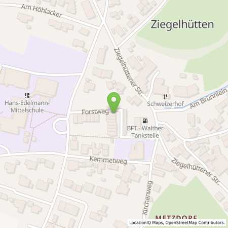 Standortübersicht der Benzin-Super-Diesel Tankstelle: Walther Automatenstation in 95326, Kulmbach