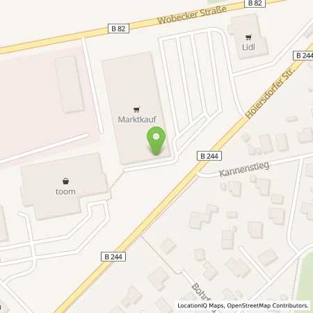 Standortübersicht der Tankstelle SCHOENINGEN, HOIERSDORFER STR. in 38364 Schoeningen