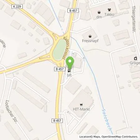 Standortübersicht der Tankstelle bft-Tankstelle Förster, Büdingen in 63654 Büdingen