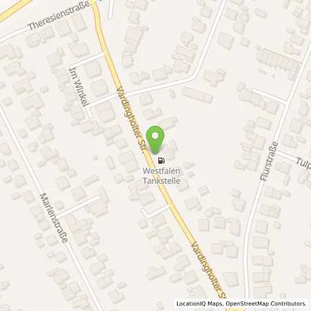 Standortübersicht der Tankstelle Timo Schubert in 46414 Rhede