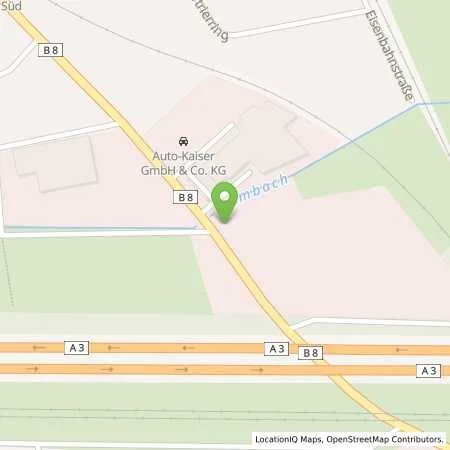 Standortübersicht der Tankstelle Tankstelle Kaiser in 65604 Elz