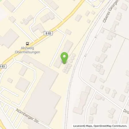 Standortübersicht der Tankstelle Tankpunkt Melsungen in 34212 Melsungen